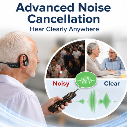 🔥Made In USA🏆GluCent® Bone Conduction Smart Hearing Headphones （Mayo Clinic Recommended）
