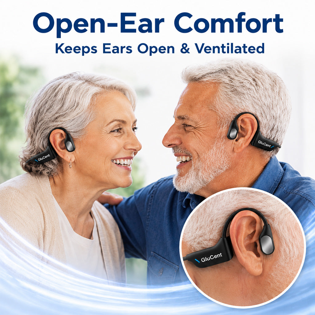 🔥Made In USA🏆GluCent® Bone Conduction Smart Hearing Headphones （Mayo Clinic Recommended）