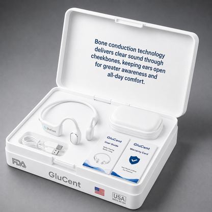 🔥Made In USA🏆GluCent® Bone Conduction Smart Hearing Headphones （Mayo Clinic Recommended）